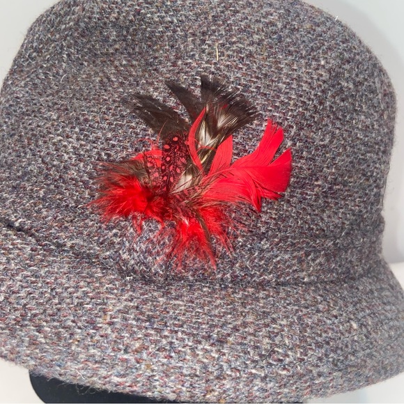 Vintage Hat Mens Medium Wool Tweed Walking Bucket Union Made in USA Retro - Picture 10 of 13